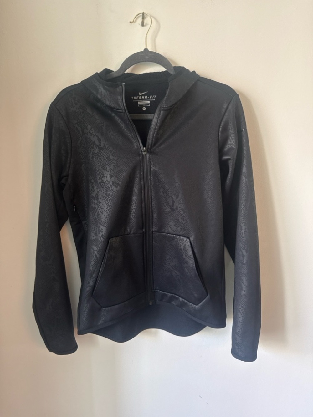Nike Black Therma-FIT Full-Zip Hoodie Jacket